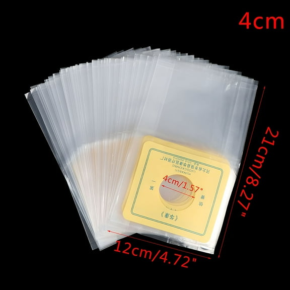 XIRQI 50Pcs Colostomy Bags Ostomy Stoma Cut To Fit System Disposable Pouches