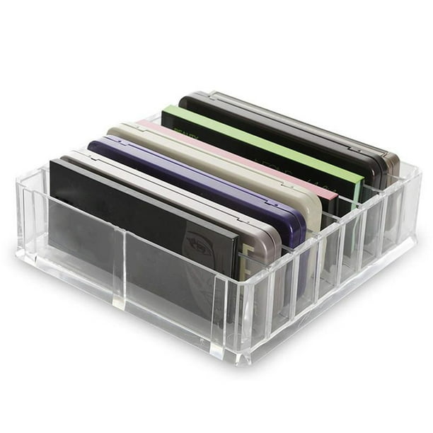 Caja de almacenamiento acrílica compacta perfecl Organizador de maquillaje tamaño grande