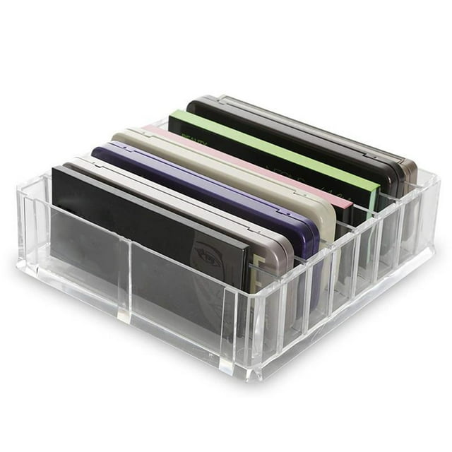 Caja de almacenamiento acrílica compacta perfecl Organizador de maquillaje tamaño grande
