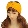 thumbnail image 3 of Clearance! Lisingtool Headbands for Women Women's Fall and Winter Solid Knit and Warm Sports Headband with Ear Protector Yellow Promotion Sale, 3 of 4