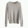 thumbnail image 4 of Towmus Women's 100% Merino Wool 2025 Base Layer Shirt Tops Crewneck Long Sleeve Travel Hiking Tee T Shirt Pullover Sweater, 4 of 4