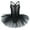 Black, variant on Ballerina Fairy Prom Party Costume Sequined Flower Dress Girls Dance Wear Gymnastic Ballet Leotard Tutu Dress