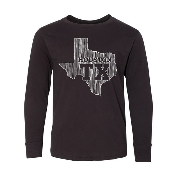 Inktastic Houston Texas Long Sleeve Youth T-Shirt