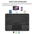 "Eoso Universal 910.5"" Tablet Keyboard Case with TouchPad, 7 Colors