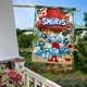 thumbnail image 5 of Los Pitufos -bandera de jardín temática. Regalo perfecto para fans, amigos y familiares, ideal para actividades al aire libre y decoración de fiestas.45CM*100CM, 5 of 5