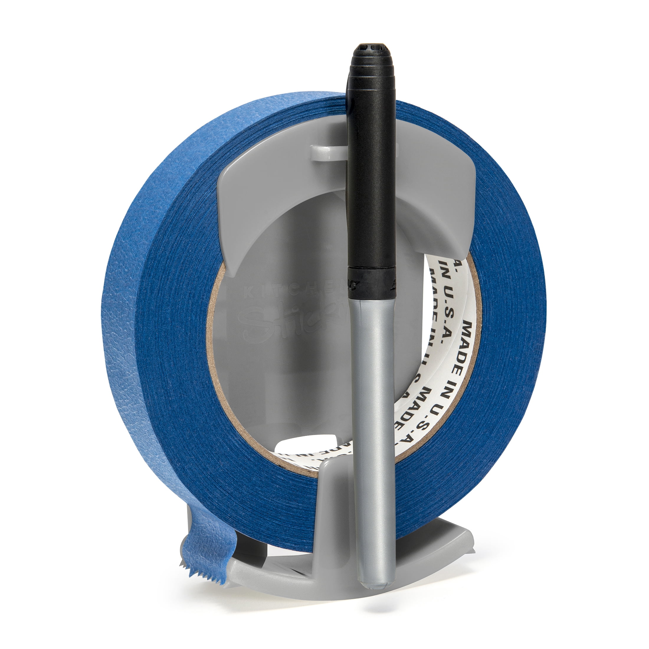 Kitchen Stickin’® Tape Dispenser & Label System, Easy Onehanded