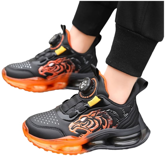Kids Shoes, Boys Girls Sneakers Lightweight Athletic Walking/Running Tennis Shoes(Toddler/Little Kid/Big Kid),Orange