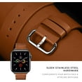 thumbnail image 6 of Native Union Classic Strap – Italian Nappa Leather – Compatible with Apple Watch 38/40/41/42mm(Tan), 6 of 9