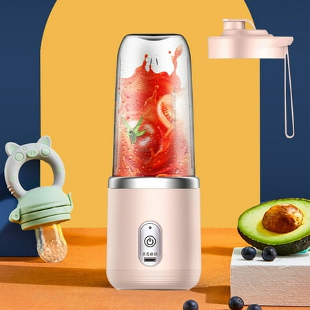 

UHUYA Portable Blenders Personal Blend-er For Shakes And Smoothies Fruit Juicer USB Rechargeable With 6 Blades Handheld Blenders For Sports Travel And Outdoors