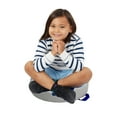 thumbnail image 4 of Factory Direct Partners SoftScape Bean Cushions, Navy/Powder Blue (Set of 4), 4 of 5