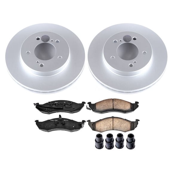 Front Brake Pad and Rotor Kit - Compatible with 1993 - 2002 Nissan Quest 1994 1995 1996 1997 1998 1999 2000 2001