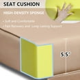 thumbnail image 4 of JP Outdoor Replacement Cushion for Indoor or Outdoor Adirondack or Rocking Chairs,Removable Washable Cover,Good Firmness,Water Repellent,Khaki, 4 of 9