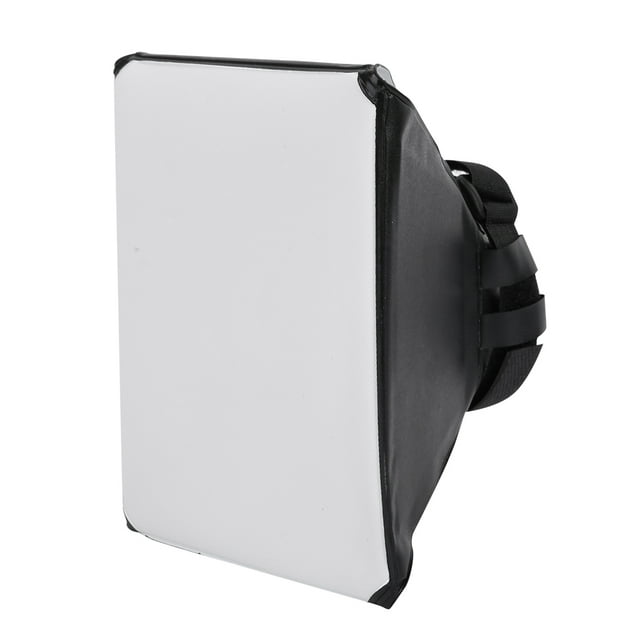 Qiilu Diffuseur Softbox Universel Forme Rectangulaire Speedlite pour Appareil Photo Lumière Flash Lumières de Vitesse, Softbox Diffuseur, Speedlite Softbox