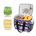 thumbnail image 2 of FORMRS Insulated Cooler Bag 24 Cans Capacity Soft Leakproof Lunch Box with Side Pockets, Halloween Ghosts Purple, 2 of 7