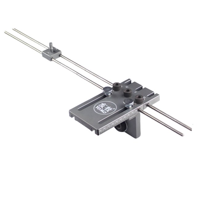 Riwesomey Plantilla para espigas, aleación de aluminio, taladro profesional ajustable para carpintería, juntas de sujeción, herramientas, guía, Herramientas manuales y eléctricas Tipo 1 Riwesomey TO011220-01