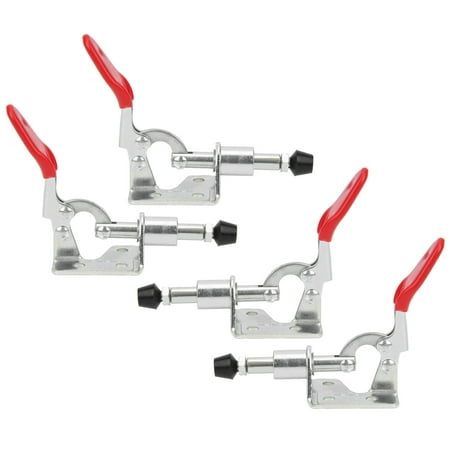 

EOTVIA Hand Tool 4Pcs Toggle Clamp Fixed Lock Load 45kg Push‑Pull Quick Release Hand Tool GH‑301AM