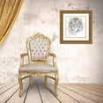 thumbnail image 3 of Popp, Grace 20x21 Gold Ornate Wood Framed with Double Matting Museum Art Print Titled - Big Cat Study II, 3 of 4