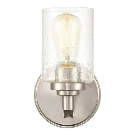 

Millennium Lighting 9 1 Light Modern Metal Wall Sconce in Satin Nickel