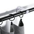 thumbnail image 4 of Shisuyan WINOMO 2PCS 18-22mm Adjustable Curtain Holder Curtain Drapery Rod Bracket (White), 4 of 8