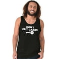 thumbnail image 5 of How Cut Carbs Cutter Foodie Pizza Tank Top T Shirts Men Women Brisco Brands S, 5 of 6
