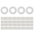 thumbnail image 1 of Labymos RC Beadlock Wheel Rim Replacement Ring 4PCS Compatible with 1/10 TRX4 SCX10 90046 90047, 1 of 6