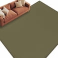 thumbnail image 2 of Olive Green Area Rugs 8x10 for Living Room, Farmhouse Solid Green Color Modern Art Non Slip Washable Rug Runner, Low Pile Indoor Floor Carpet Mat Bathroom Rugs for Bedroom, Kids Room, 2 of 9