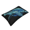 thumbnail image 3 of Bingfone Ocean Turtle Standard Size Pillowcase, Long Staple Pure Cotton Envelope Closure Pillow Cover,14"X20", 3 of 9