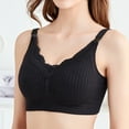 thumbnail image 4 of Fengqque Mother's Plus Size Nursing Soft Comfort Fit Bra Comfortable Breathable No Steel Ring Front Buckle Breastfeeding Underwear, 4 of 6