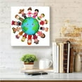 thumbnail image 2 of Different Cultures United-14"x14" Canvas Artwork - Multi-Color 20 x 30, 2 of 5