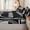 Charcoal Gray White, variant on Erosebridal Monochrome Abstract Circle Zipper Twin Comforter Sets with Fitted Sheet and 2 Pillowcases,Two-Tone Block Stripes Zipper Bedding Set,Charcoal Gray White,4-Piece,Black Reversible