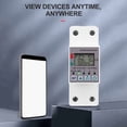 thumbnail image 3 of 2X Tuya 63A 110V 220V WiFi  Meter Kwh Metering Switch Timing Function with Voltage Current and Leakage Protection, 3 of 7