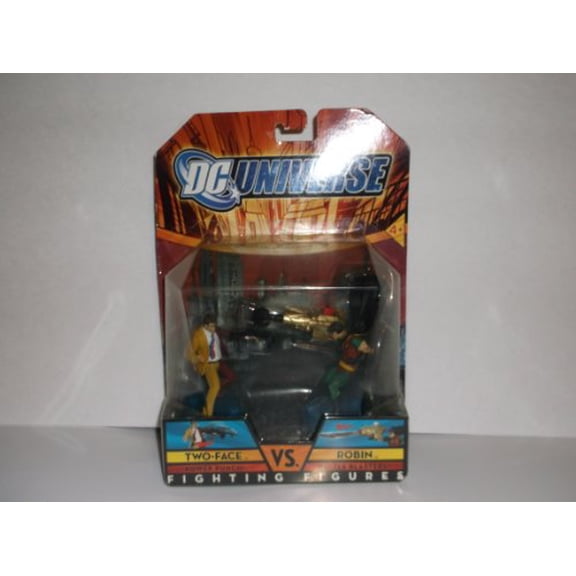 two-face vs robin dc universe fighting figure 2 pack