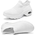 thumbnail image 7 of CHICVOMEY Women Walking Sneakers Breathable Lightweight Slip On Shoes Air Cushion Running Comfort Non-Slip Arch Support Sneakers for Women, 7 of 7