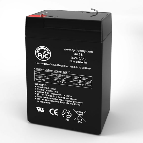 Topbuy Audi TT RS Car 6V 4.5Ah Ride-On Toy Battery - This Is an AJC Brand Replacement