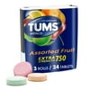 Tums Extra Strength 750 Assorted Fruit Antacids, 3 Pack, 8 Ct