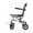 Black, variant on Tereitr Wheelchair with Adjustable Safety Strap, Lightweight Folding Wheelchair Portable Transit Travel Chair for Adults