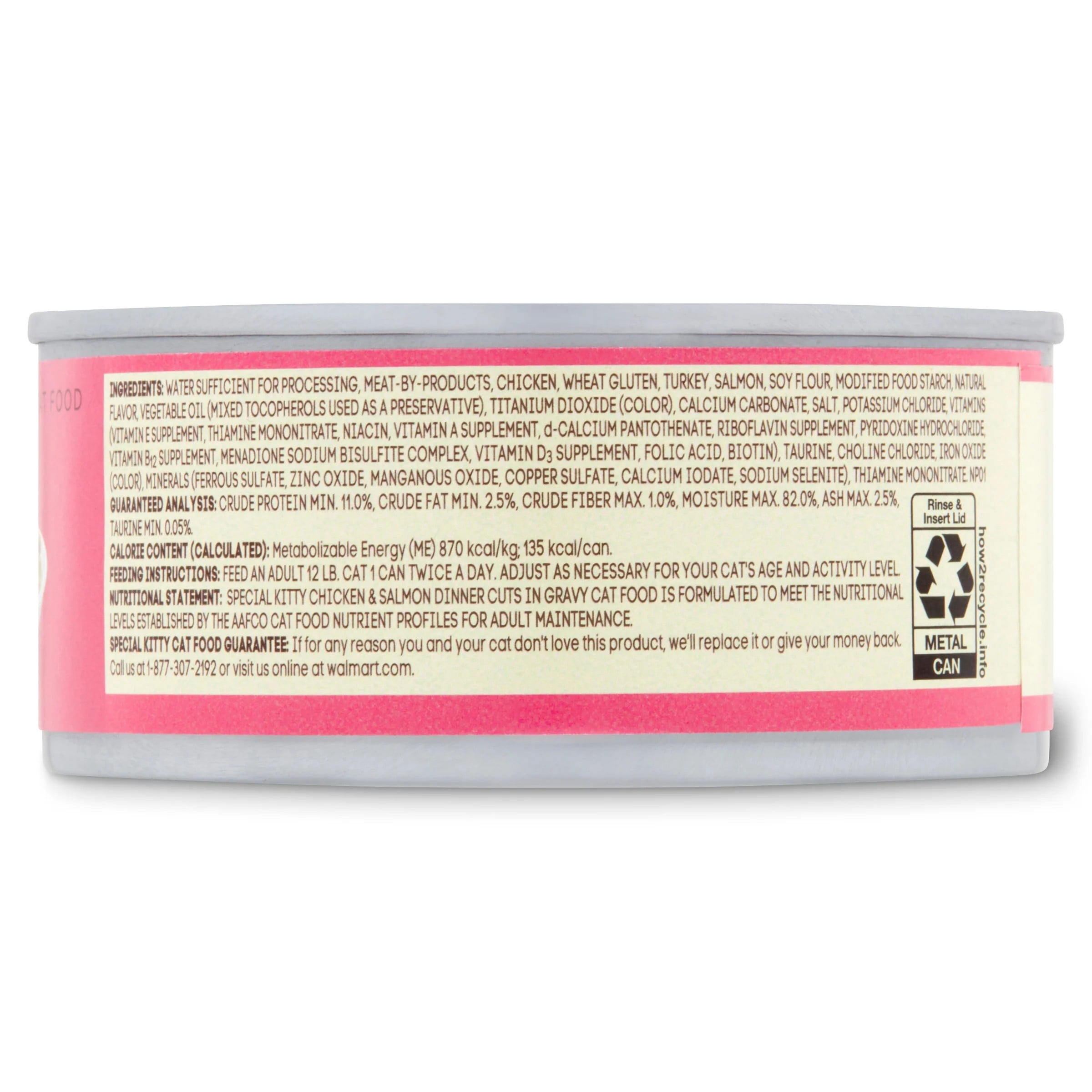 Special Kitty Chicken & Salmon Flavor Gravy Wet Cat Food, 5.5 oz