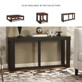 thumbnail image 4 of Signature Design by Ashley Contemporary Watson Sofa/Console Table  Dark Brown, 4 of 6