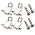 thumbnail image 1 of CTIRCHIU 2 Sets Roller Style String Retainers Tree for Electric Guitar Mounting Tree (Silver), 1 of 8