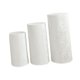 thumbnail image 3 of 3 piezas de cubiertas de soporte cilíndricas para decoración de manteles, cubierta de soporte de pedestal cilíndrico Blanco, 3 of 9