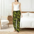 thumbnail image 5 of Pajama Pants Women, Pixel Camouflage Green Sweatpants Soft Sleep Lounge Pants, Casual PJ Bottoms Pants with Pockets, 5 of 5