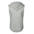 thumbnail image 4 of Men's Sleeveless Zip Up Hoodie Workout Muscle Tank Top Quick Dry Hooded Tops with Pockets Full Zipper Bodybuilding Vest Summer Lightweight Athletic Activewear Training, 4 of 5
