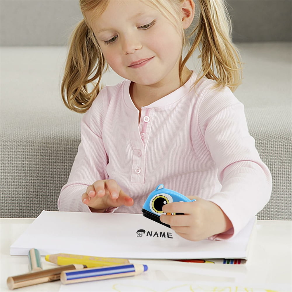 Customised Self Ink Rubber Stamp Child Baby Clothing Name Seal For