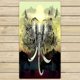 thumbnail image 1 of ABPHQTO Sabana Elefante Siluetas Animales Jirafa Águilas Toallas, Playa Baño Piscina Sprot Viaje Mano Spa Toalla 75x140 cm, 1 of 1