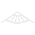 thumbnail image 2 of Ekena Millwork 60"W x 20"H x 1"P (8/12) Pitch Classic Wagon Wheel Architectural Grade PVC Gable Pediment, 2 of 5
