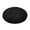 Black, variant on Lolynie Fireproof Mat For Fireplace Brazier – Fiberglass Silicone Oven Barbecue Mat – Circular Outdoor Mat
