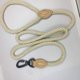 thumbnail image 1 of BRILLAR Correa para perro de algodón trenzado con panel de cuero y hebilla de metal resistente, 1 of 5
