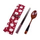 thumbnail image 2 of Fiudx Juego de Palillos de Madera, Diseño de Tronco Hecho a Mano, Cucharas de Estilo Natural, Vajilla Portátil, Regalo Higiénico y Saludable, Elegante Decoración para El Hogar, Incluye Bolsa de Tela,, 2 of 5