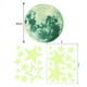 thumbnail image 2 of 435 pegatinas de pared de plástico fluorescentes noctilucentes con estrellas y lunas luminosas que brillan en la oscuridad., 2 of 2