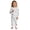 AB310 White, variant on Bainana Unisex Christmas Pajamas For Kids Cartoon Print Long Sleeve T-Shirt Pants Nightwear Boys And Girls Stylish Fit Clothes Set, Size 2-3 Years